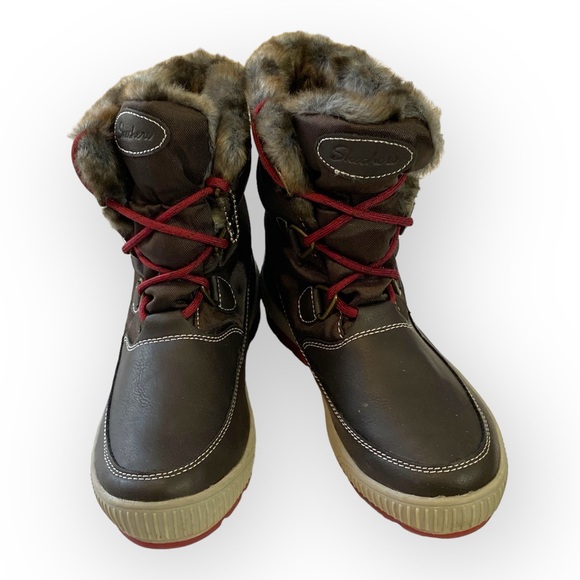 Skechers Women's Woodland Snow Boot Faux Fur Lined Lace Up Size 6 Light wear. - Picture 5 of 10